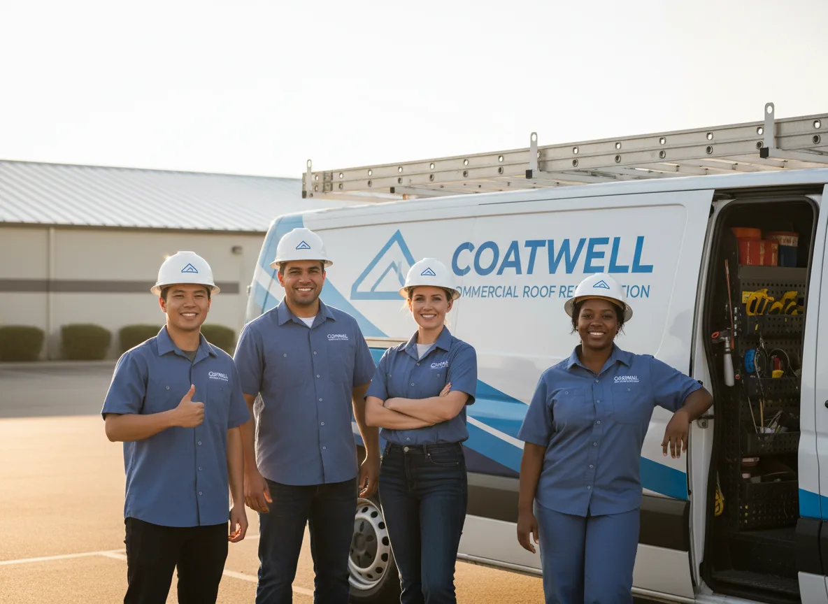 Commercial roof coating company in Keller, VA